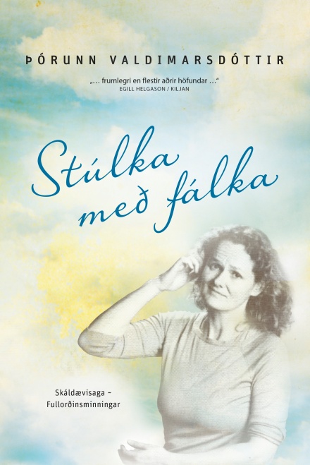 Stúlka með fálka Kápa: Stúlka með fálka