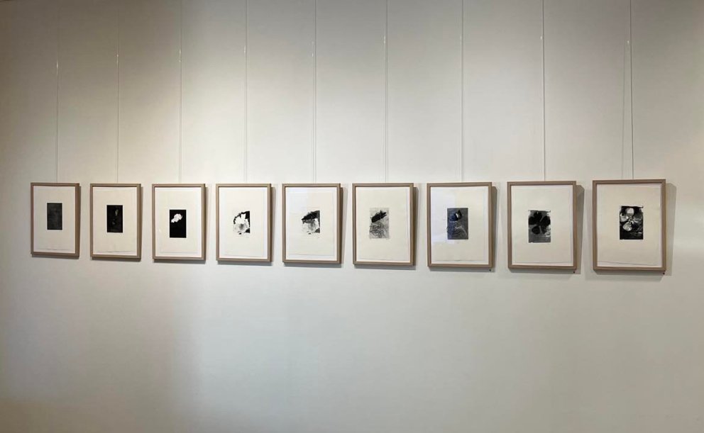 María Kristín sýnir á bókasafninu