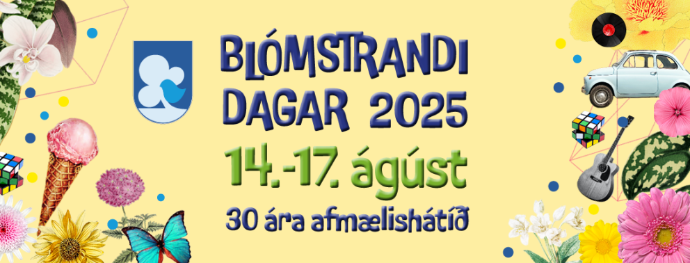 Dagskrá bókasafnsins á Blómstrandi dögum