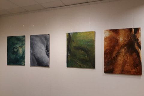 Tiha Toleva sýnir á bókasafninu