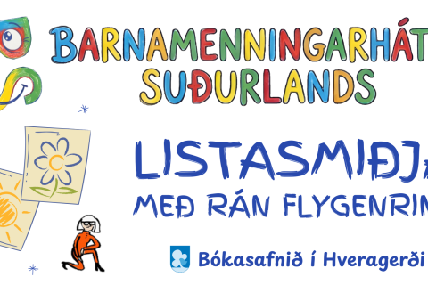 Listasmiðja með Rán Flygenring